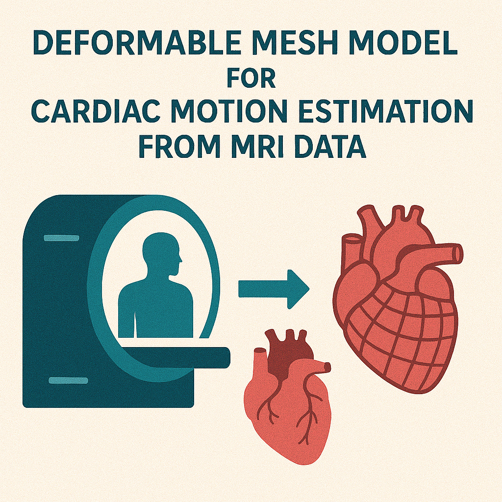 Deformable Mesh Model for Cardiac Motion Estimation from MRI Data